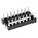Preci-Dip 2.54mm Pitch Vertical 16 Way, Through Hole Turned Pin Open Frame IC Dip Socket, 1A
