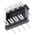 Aries Electronics 2.54mm Pitch 8 Way,Through Hole Mount IC Dip Header, Tin over Nickel, 2A