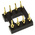 TE Connectivity 2.54mm Pitch Vertical 8 Way, Through Hole Turned Pin Open Frame IC Dip Socket, 3A