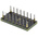 Winslow Straight Through Hole Mount 0.65 mm, 2.54 mm Pitch IC Socket Adapter, 16 Pin Female SOP to 16 Pin Male DIP