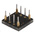 Winslow Straight Through Hole Mount 1.27 mm, 2.54 mm Pitch IC Socket Adapter, 8 Pin Female QFN to 8 Pin Male DIP