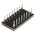 Winslow Straight Through Hole Mount 0.5 mm, 2.54 mm Pitch IC Socket Adapter, 16 Pin Female QFN to 16 Pin Male DIP
