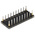Winslow Straight Through Hole Mount 0.5 mm, 2.54 mm Pitch IC Socket Adapter, 20 Pin Female QFN to 20 Pin Male DIP
