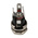 RS PRO DC Socket, Panel Mount, length 21.3mm, Gold, Nickel