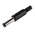 Lumberg, XNES/J DC Plug Rated At 1.0A, 12.0 V, Cable Mount, length 43.0mm, Nickel