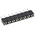 8 Way Preci-Dip Straight Through Hole 2.54mm SIL Socket, Solder, 3A 100 V ac, 150 V dc