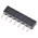 7 Way Preci-Dip Straight Through Hole 2.54mm SIL Socket, Solder, 3A 100 V ac, 150 V dc