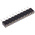 10 Way Preci-Dip Straight Through Hole 2.54mm SIL Socket, Solder, 3A 100 V ac, 150 V dc