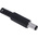 RS PRO DC Plug Rated At 1.0A, 12.0 V, Cable Mount, length 44.0mm, Nickel