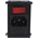 Bulgin C14 Snap-In IEC Connector Male, 10A, 250 V, Fuse Size 5 x 20mm