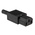 Bulgin C13 Cable Mount IEC Connector Socket, 10A, 250 V