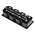Bulgin C13 x4 Snap-In IEC Connector Socket, 10A, 250 V