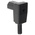 Bulgin C13 Right Angle Cable Mount IEC Connector Socket, 10A, 250 V