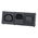 Bulgin C13, C14 Snap-In IEC Connector Socket, Plug, 10A, 250 V, Fuse Size 5 x 20mm