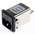 Schaffner 6A, 250 V ac Male Snap-In IEC Filter FN9260S-6-06-10, Faston