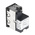 Schurter 4A, 250 V ac Male Snap-In Filtered IEC Connector 2 Pole KMF1.1141.11 2 Fuse