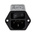 Schurter 4A, 250 V ac Male Panel Mount Filtered IEC Connector DC12.3102.001