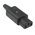 Schurter C13 Cable Mount IEC Connector Socket, 10A, 250 V