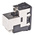 TE Connectivity 10A, 120 V ac, 250 V ac Male Snap-In IEC Filter 2 Pole 5-6609107-3, Spade 2 Fuse
