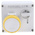 Scame Right Angle Switchable IP66, IP67 Industrial Interlock Socket 2P+E, Earthing Position 4h, 16A, 130 V