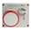 Scame Right Angle Switchable IP66, IP67 Industrial Interlock Socket 3P+E, Earthing Position 6h, 16A, 415 V