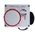 Scame Horizontal Switchable IP66, IP67 Industrial Interlock Socket 3PN+E, Earthing Position 6h, 16A, 415 V