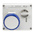Scame Right Angle Switchable IP66, IP67 Industrial Interlock Socket 2P+E, Earthing Position 6h, 16A, 250 V