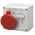 Scame Switchable IP44 Industrial Interlock Socket 3P+E, Earthing Position 6h, 32A, 400 V