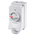 MENNEKES Switchable IP67 Industrial Interlock Socket 2P+E, Earthing Position 6h, 16A, 230 V