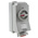 MENNEKES Switchable IP67 Industrial Interlock Socket 3P+E, Earthing Position 6h, 16A, 400 V