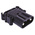 Rema Black Chassis Mount 2P Industrial Power Plug, Rated At 160A, 150 V