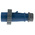 MENNEKES, AM-TOP IP67 Blue Cable Mount 3P Industrial Power Plug, Rated At 16A, 230 V