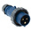 MENNEKES, AM-TOP IP67 Blue Cable Mount 3P Industrial Power Plug, Rated At 16A, 230 V