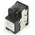 Schurter 1A, 250 V ac Male Snap-In Filtered IEC Connector 2 Pole KMF1.1111.11, Solder 2 Fuse