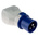 Scame IP20 Blue 1 x 2P + E, 1 x 2P + E Industrial Power Connector Adapter Plug, Socket, Rated At 13A, 250 V