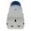 Scame IP20 Blue 1 x 2P + E, 1 x 2P + E Industrial Power Connector Adapter Plug, Socket, Rated At 13A, 250 V