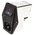 Schurter 4A, 250 V ac Male Panel Mount Filtered IEC Connector 4304.4023, Solder