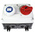 MENNEKES Right Angle Switchable IP67 Industrial Interlock Socket 2P+E, Earthing Position 6h, 16A, 230 V