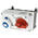 MENNEKES Right Angle Switchable IP67 Industrial Interlock Socket 2P+E, Earthing Position 6h, 16A, 230 V