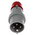 Scame IP44 Red Cable Mount 3P + E Industrial Power Plug, Rated At 16A, 415 V