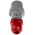 Scame IP44 Red Cable Mount 3P + E Industrial Power Plug, Rated At 16A, 415 V