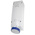 Scame Vertical Switchable IP67 Industrial Interlock Socket 2P+E, Earthing Position 6h, 63A, 200 → 250 V