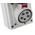 Scame, DOMINO IP44 Red Wall Mount 3P + N + E RCD Industrial Power Connector Socket, Rated At 32A, 415 V