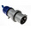 Scame IP44 Blue Surface Mount Socket, Rated At 16A, 200 → 250 V