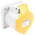 MENNEKES IP44 Yellow Panel Mount 3P Industrial Power Socket, Rated At 32A, 110 V