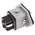 Hirschmann ST Series, IP54 Black, Grey Panel Mount 2P+E Industrial Power Socket, Rated At 16A, 250 V ac/dc