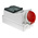 MENNEKES IP44 Red Wall Mount 3P + N + E 25 ° Industrial Power Socket, Rated At 32A, 400 V