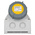 MENNEKES IP67 Yellow Wall Mount 3P 25 ° Industrial Power Socket, Rated At 16A, 110 V