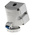 MENNEKES IP67 Blue Wall Mount 3P 25 ° Industrial Power Socket, Rated At 16A, 230 V