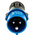 Legrand, HYPRA IP44 Blue Cable Mount 2P + E Industrial Power Plug, Rated At 16A, 230 V